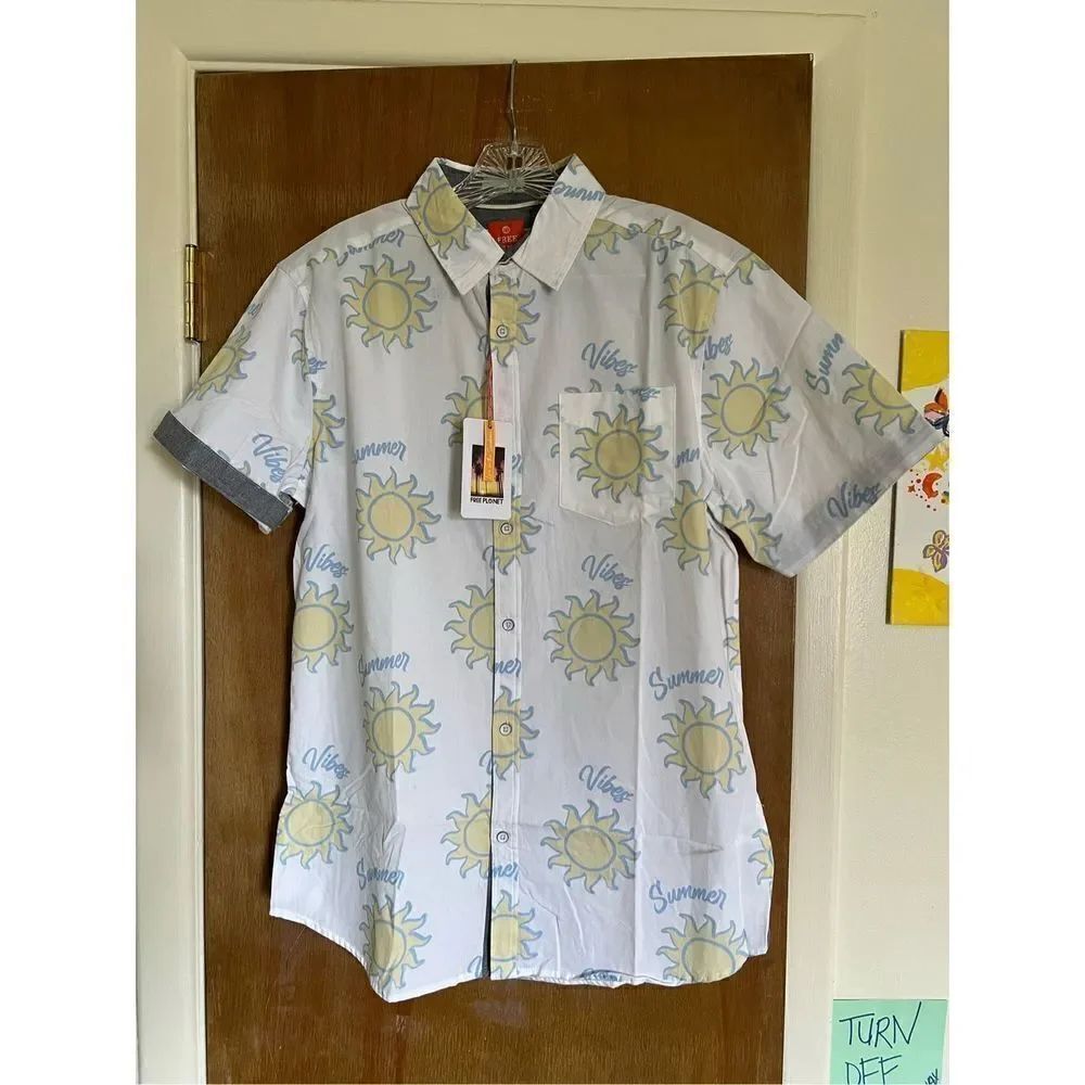 Free Planet Summer Vibes S/S Buttondown